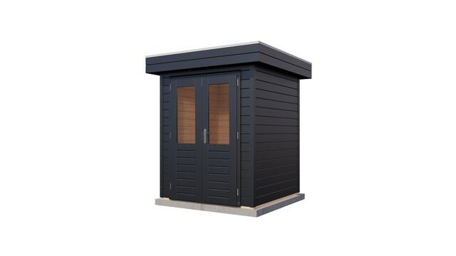 Förråd Kalmar - 1,8x1,8m (3,2 kvm) - Svartbetsad