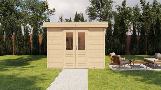 Förråd Kungsbacka - 3x2,4m (7,2 kvm) - Obehandlat