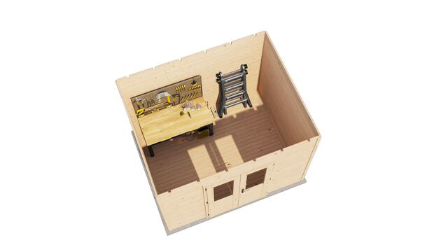 Förråd Kungsbacka - 3x2,4m (7,2 kvm) - Obehandlat