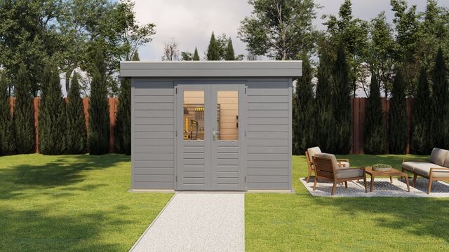 Förråd Mölndal - 3x1,8m (5,4 kvm) - Gråbetsad