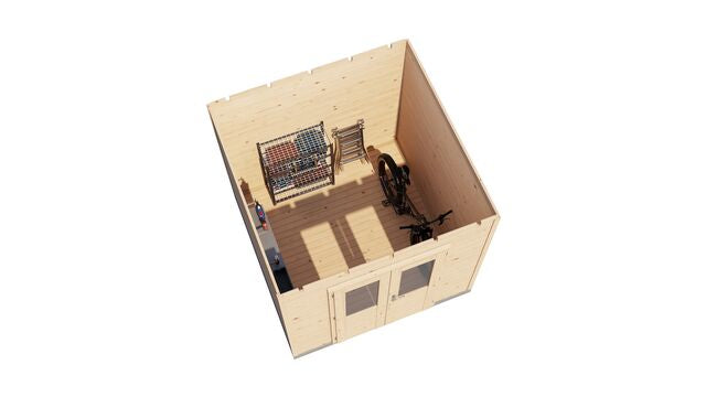 Förråd Solna - 2,4x2,4m (6,8 kvm) - Obehandlat