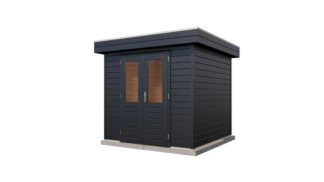 Förråd Solna - 2,4x2,4m (6,8 kvm) - Svartbetsad