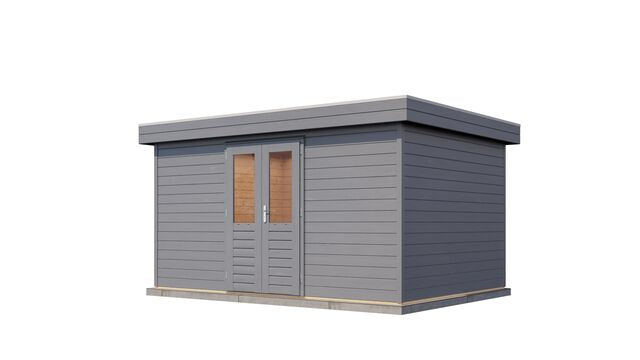 Friggebod Märsta - 4,2x3m (12,6 kvm) - Gråbetsad