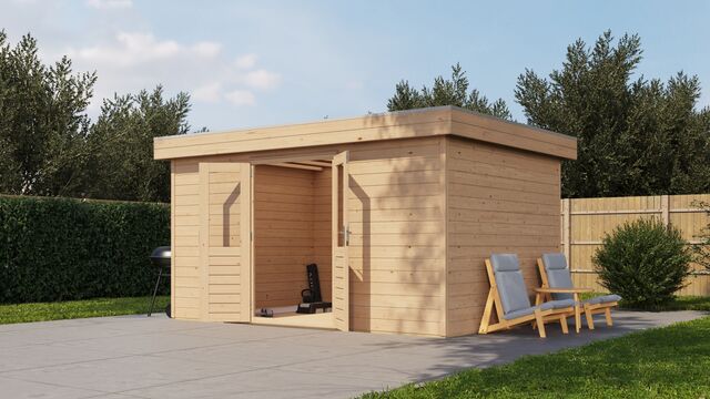 Friggebod Märsta - 4,2x3m (12,6 kvm) - Obehandlat