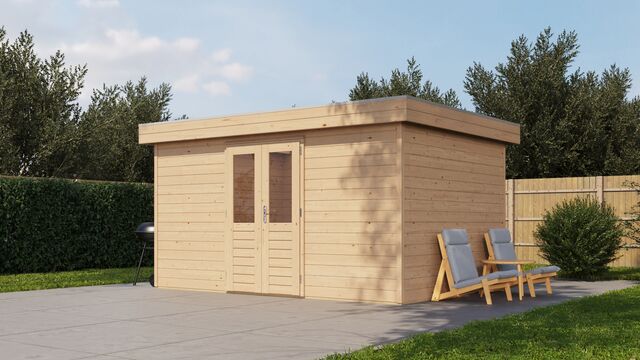 Friggebod Märsta - 4,2x3m (12,6 kvm) - Obehandlat