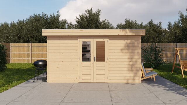 Friggebod Märsta - 4,2x3m (12,6 kvm) - Obehandlat