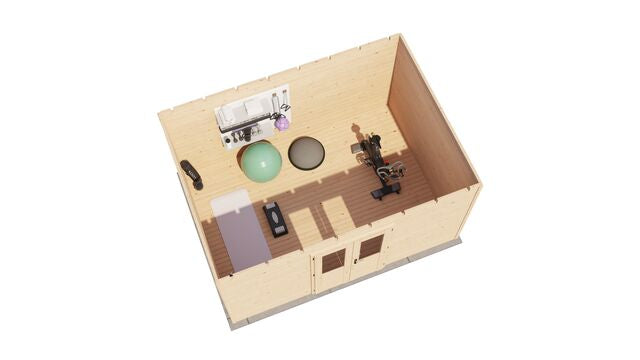 Friggebod Märsta - 4,2x3m (12,6 kvm) - Obehandlat