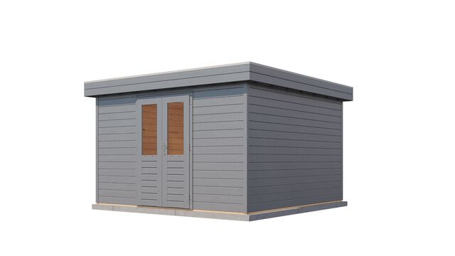 Friggebod Örnsköldsvik - 3,6x3,6m (13 kvm) - Gråbetsad