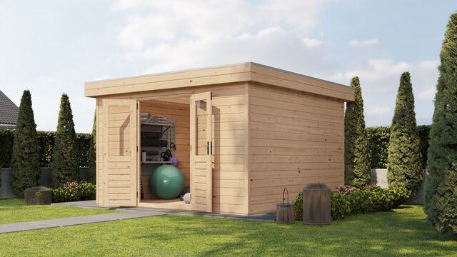 Friggebod Örnsköldsvik - 3,6x3,6m (13 kvm) - Obehandlat