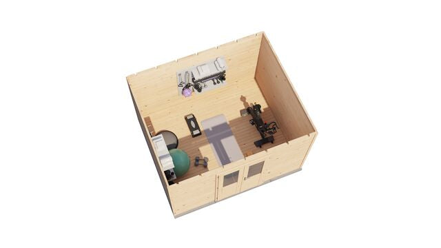 Friggebod Vallentuna - 3,6x3m (10,8 kvm) - Obehandlat