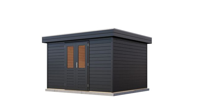 Friggebod Vallentuna - 3,6x3m (10,8 kvm) - Svartbetsad