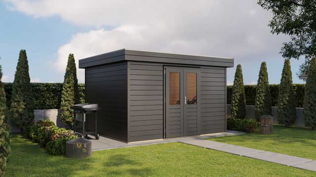 Friggebod Vallentuna - 3,6x3m (10,8 kvm) - Svartbetsad