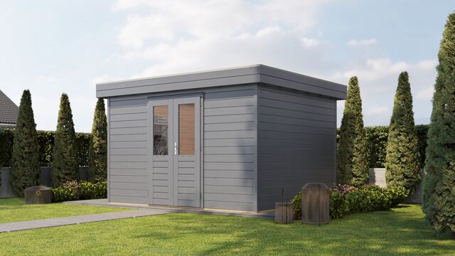 Friggebod Vallentuna - 3,6x3m (10,8 kvm) - Gråbetsad