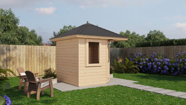 Lusthus Hässleholm - 2,4x2,4m (5,8 kvm) - Obehandlat
