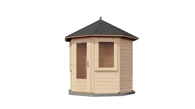 Lusthus Kinna - Ø2,5m (4,9 kvm) - Obehandlat