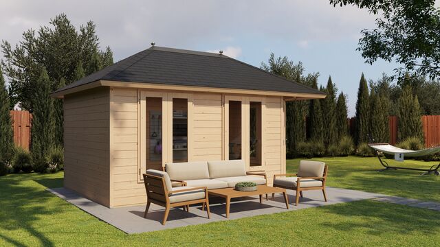 Lusthus Partille - 4,8x3m (14,4 kvm) - Obehandlat