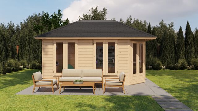 Lusthus Partille - 4,8x3m (14,4 kvm) - Obehandlat