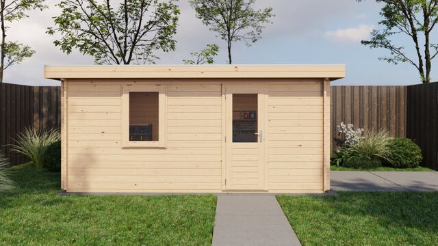 Förråd Falkenberg - 5x3,5m (17,5 kvm) - Obehandlat