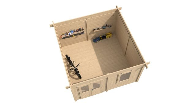 Förråd Halmstad - 3,9x3,9m (15,21 kvm) - Obehandlat