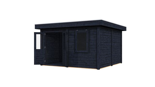 Förråd Halmstad - 3,9x3,9m (15,21 kvm) - Svartoljat