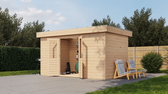 Friggebod Tumba - 4,2x2,4m (10,1 kvm) - Obehandlat