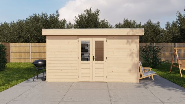 Friggebod Tumba - 4,2x2,4m (10,1 kvm) - Obehandlat