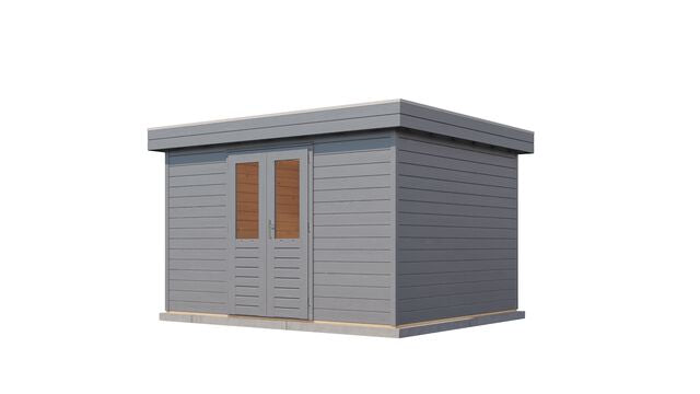 Friggebod Vallentuna - 3,6x3m (10,8 kvm) - Gråbetsad
