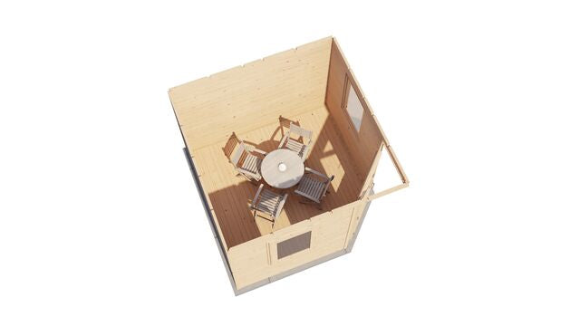 Lusthus Älmhult - 3x3m (9 kvm) - Obehandlat