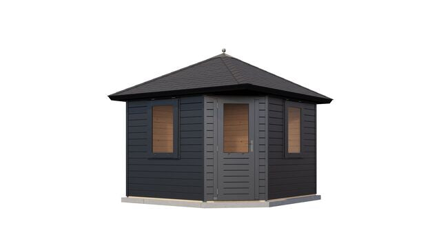 Lusthus Älmhult - 3x3m (9 kvm) - Svartbetsad